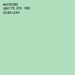 #AFDFBD - Gum Leaf Color Image